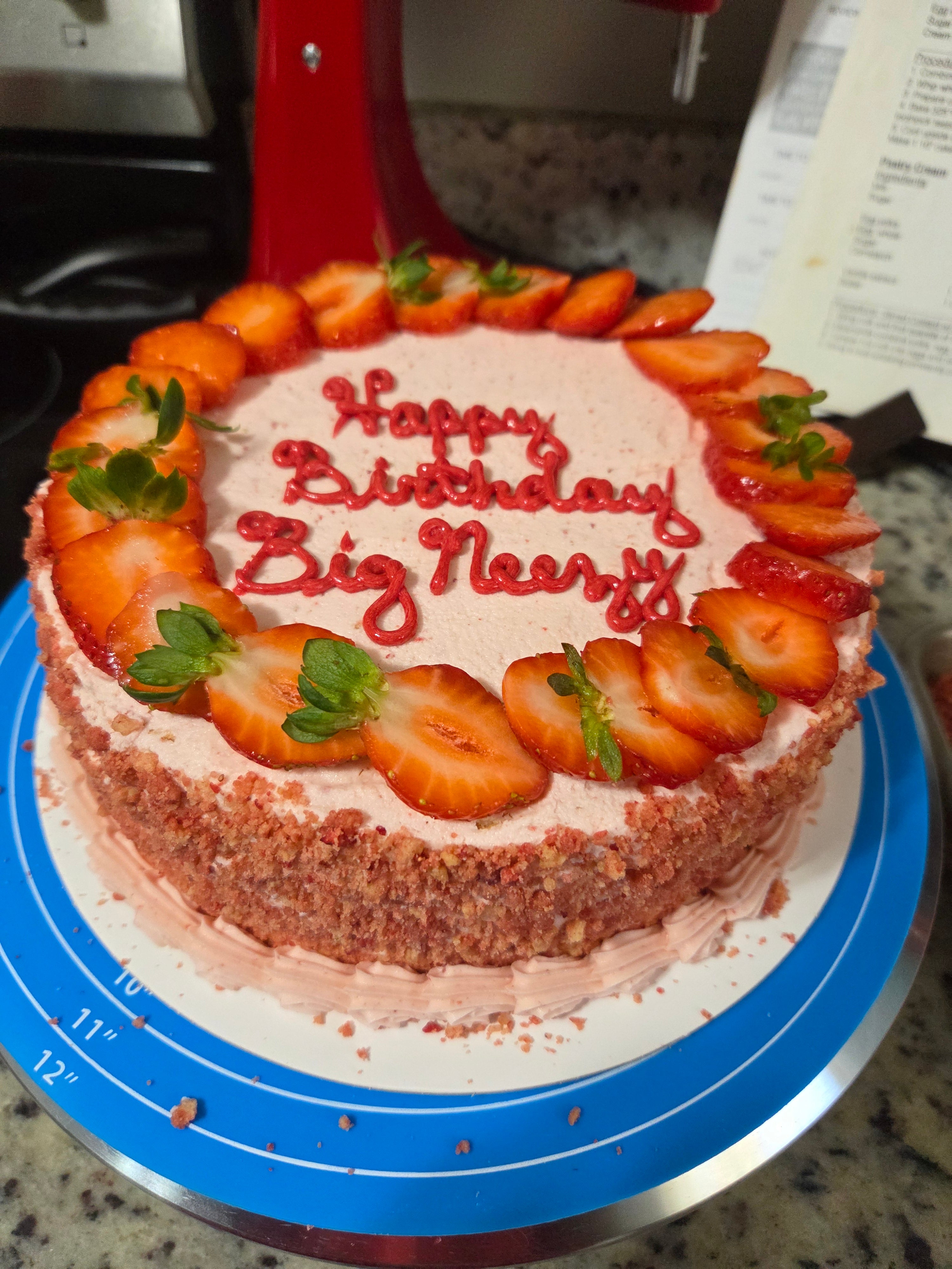 Strawberry Shortcake Cake
